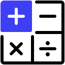 external calculator-mobile-application-inipagistudio-mixed-inipagistudio icon