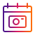 external photography-calendar-and-date-inkubators-gradient-inkubators icon