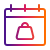 external shopping-bag-calendar-and-date-inkubators-gradient-inkubators icon