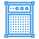 external amplifier-retro-device-itim2101-blue-itim2101-2 icon