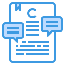 external article-copywriting-itim2101-blue-itim2101 icon