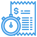 external bill-time-management-itim2101-blue-itim2101 icon