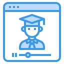 external browser-online-learning-itim2101-blue-itim2101 icon