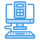 external calculator-computer-itim2101-blue-itim2101 icon