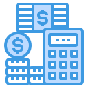 external calculator-currency-and-money-itim2101-blue-itim2101 icon