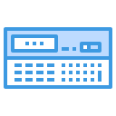 external calculator-retro-device-itim2101-blue-itim2101 icon