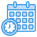 external calendar-time-management-itim2101-blue-itim2101 icon