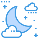 external cloudy-night-space-and-galaxy-itim2101-blue-itim2101 icon