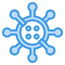 external coronavirus-coronavirus-itim2101-blue-itim2101-1 icon