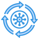 external coronavirus-coronavirus-itim2101-blue-itim2101 icon