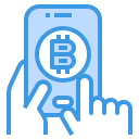 external cryptocurrency-mobile-payment-itim2101-blue-itim2101 icon