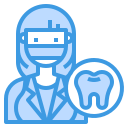 external dentist-life-style-avatar-itim2101-blue-itim2101 icon