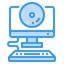 external disc-computer-itim2101-blue-itim2101 icon