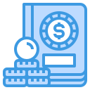 external earnings-finance-itim2101-blue-itim2101 icon