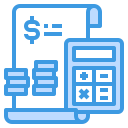 external finance-currency-itim2101-blue-itim2101 icon