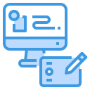 external graphic-design-online-education-itim2101-blue-itim2101 icon