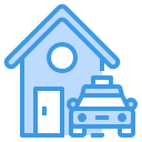 external home-taxi-service-itim2101-blue-itim2101 icon