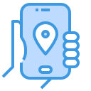 external mobile-app-logistics-itim2101-blue-itim2101 icon