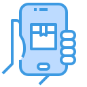 external mobile-application-logistics-itim2101-blue-itim2101 icon