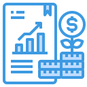 external report-business-and-financial-itim2101-blue-itim2101 icon