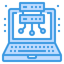 external server-computer-and-laptop-itim2101-blue-itim2101 icon