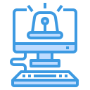 external siren-computer-itim2101-blue-itim2101 icon