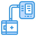 external sphygmomanometer-medical-and-health-itim2101-blue-itim2101 icon