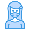 external woman-avatar-with-medical-mask-itim2101-blue-itim2101-3 icon