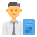 external accountant-male-occupation-avatar-itim2101-flat-itim2101 icon