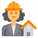 external architect-female-occupation-avatar-itim2101-flat-itim2101 icon