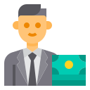 external banker-male-occupation-avatar-itim2101-flat-itim2101 icon