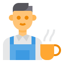 external barista-male-occupation-avatar-itim2101-flat-itim2101 icon