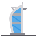 external burj-al-arab-landmarks-itim2101-flat-itim2101 icon