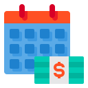 external calendar-currency-and-money-itim2101-flat-itim2101 icon