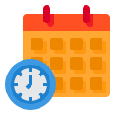 external calendar-time-management-itim2101-flat-itim2101 icon