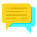 external chat-speech-bubble-itim2101-flat-itim2101-2 icon