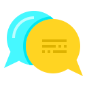 external chat-speech-bubble-itim2101-flat-itim2101-7 icon