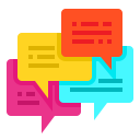 external chat-speech-bubble-itim2101-flat-itim2101 icon