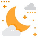 external cloudy-night-space-and-galaxy-itim2101-flat-itim2101 icon