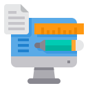 external computer-project-management-itim2101-flat-itim2101 icon