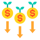 external decrease-finance-itim2101-flat-itim2101 icon