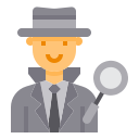 external detective-life-style-avatar-itim2101-flat-itim2101 icon