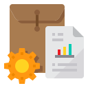 external document-project-management-itim2101-flat-itim2101 icon