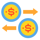 external money-transfer-finance-itim2101-flat-itim2101 icon