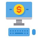 external online-banking-finance-itim2101-flat-itim2101 icon