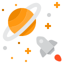 external rocket-space-and-galaxy-itim2101-flat-itim2101 icon