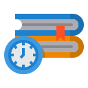 external time-to-study-time-management-itim2101-flat-itim2101-2 icon