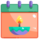 external calendar-diwali-justicon-flat-justicon-1 icon