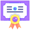 external certificate-reward-and-badges-justicon-flat-justicon icon