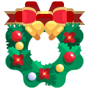 external christmas-wreath-christmas-day-justicon-flat-justicon icon